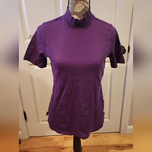 Appleseeds purple high neck t shirt